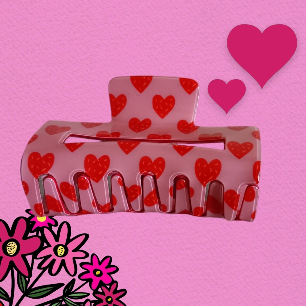 Heart Hair Clips - Picture 7 of 10